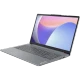 Lenovo IdeaPad Slim 3 83EM00KYTR003 gri iş ve ofis laptopu, açık ekranlı önden çapraz görünüm