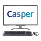 Casper Nirvana One A45.4005-4D00X masaüstü bilgisayar, siyah monitör, klavye ve mouse ile birlikte