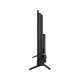 Vestel 32H9600 HD Ready LED televizyonun siyah renkli, ince yan profili ve ayaklı tasarımı