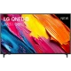 LG 55QNED70A6A Ultra HD 4K QNED TV ekranda renkli görsellerle, genel renkli vitrin modeli