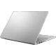 Asus Vivobook S14 M3407GA-SF004W gümüş ultrabook laptop kapağı açık görünümle