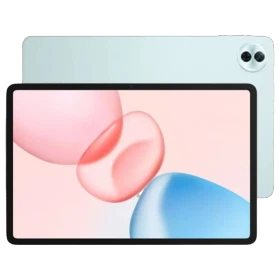 Honor Pad 10 oyuncu tableti, yeşil renkli arka kapak ve ekran ön görünümüyle vitrin görseli