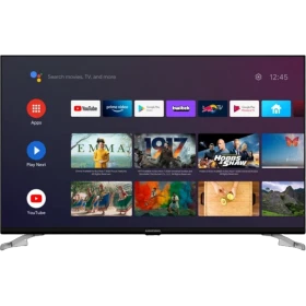 Grundig Frankfurt 32 GGH 6970 B HD Ready LED TV, siyah çerçeveli ekranda akıllı TV arayüzüyle gösteriliyor