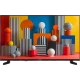 Vestel 40FA9740 Full HD FHD LED televizyon, renkli geometrik desenlerin görüntülendiği önden görünüm