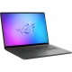 Asus ROG Zephyrus G16 GU605CM-QR063 koyu gri oyuncu laptop ekranı ve klavye görünümü