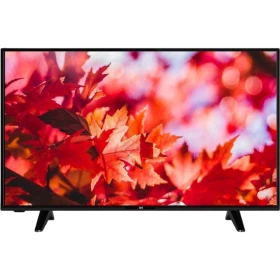 SEG 43SBF710 Full HD FHD LED televizyon, ince çerçeveli ekranında kırmızı sonbahar yaprakları görüntüleniyor