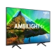 Philips 50PUS8349 Ultra HD 4K LED Televizyon, ambilight etkili, genel renkli şık ekran görünümü