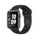 Apple Watch Nike+ Series 2 42 mm uzay grisi alüminyum kasa ve antrasit siyah spor kordonlu akıllı saat