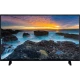 Vestel 55FD5000 Full HD LED televizyon, gün batımı ve kayalık sahil manzarası gösteren siyah ekran