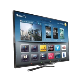 Philips 46PFL8008K Full HD LED televizyon, SmartTV ekranında uygulama menüsü ve genel siyah kasa görünümü