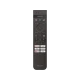 Philips 55PML9009 Ultra HD 4K LED televizyon için siyah kumanda, Amblilight özellikli düğmeler görüünüyor