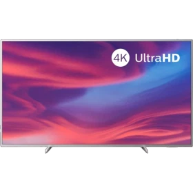 Philips 70PUS7304 Ultra HD 4K LED televizyon, ekranda 4K UltraHD yazısı ve renkli arka plan gösterimi