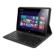 Lenovo IdeaTab Miix 10 inç siyah tablet klavye desteğiyle iş ve ofis kullanımı ekranında Windows arayüzü görünüyor