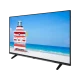 Arçelik A40 B 550 B Full HD FHD LED televizyon, sahil ve deniz manzarası gösteren ince ekran
