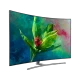 Samsung 65Q8CN Ultra HD 4K QLED TV ekranında canlı çiçek ve renkli arka plan, genel renk.