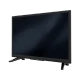 Arçelik A24L 5745 4B HD Ready HD TV, siyah çerçeveli LED televizyonun önden ve yandan görünümü
