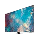 Samsung 55QN85A Ultra HD 4K QLED TV, siyah çerçeveli ve renkli dinamik ekrana sahip televizyon