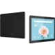 Lenovo Tab M10 TB-X505L siyah uygun fiyatlı tablet; ön ekran ve arka kapak görünüyor