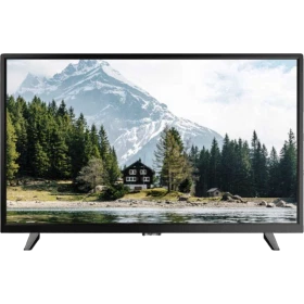Sunny SN32DAL3038 HD Ready HD TV, dağ manzarası gösteren siyah çerçeveli televizyon