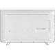 Grundig Moskova 43 GFU 7905 W Ultra HD 4K LED televizyonun beyaz arka paneli ve ayakları