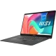 MSI Modern 15 F13MG-631XTR015 koyu gri iş ve ofis laptopu, ekranı açık ve renkli arayüz görüntüleniyor