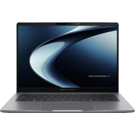 Asus ExpertBook P3 PM3406CKA-R516512G0D gri ultrabook laptop; açık ekran ve klavye görünüyor