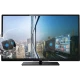 Philips 46PFL4468K Full HD FHD LED televizyon; şehir manzaralı ekranda canlı görüntü, genel siyah tasarım