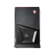 MSI Trident 3 7RB-252XTR siyah masaüstü bilgisayar, kompakt kasası ve önden görünen fan tasarımıyla