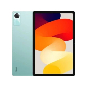 Yeşil Redmi Pad SE 4 GB 128 GB tablet, renkli soyut arayüz ekranda görünen uygun fiyatlı model.