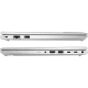 HP ProBook 440 G10 B2PH4ESHMF89 gümüş ultrabook laptopun yan bağlantı portları görünüyor.