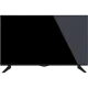 Vestel 49UB8600 Ultra HD 4K siyah LED televizyon, önden görünüm ve iki ayaklı tasarım