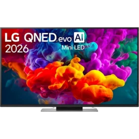 LG 55QNED87B6A Ultra HD 4K QNED TV, canlı renkler ve Mini LED görüntü ekranı ile vitrinde