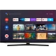 Beko B65 B 970 A Ultra HD 4K TV, siyah ekran ve akıllı TV arayüzüyle önden görünüm