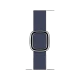 Apple Watch Series 2 38 mm akıllı saat, gümüş çelik kasa ve gece mavisi modern tokalı kayış