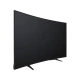 Vestel 78CA9500 Ultra HD 4K TV, siyah LED televizyonun yandan görünümü