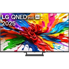 LG 65QNED93A6A Ultra HD 4K QNED TV, renkli soyut ekran görüntüsü ile vitrin görseli