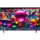 LG 75UA85006LA Ultra HD 4K LED televizyon ekranında renkli balonlar ve parlak sahne gösterimi