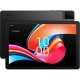 TCL Tab 10L Gen 2 siyah tablet, çoklu kullanım için 10 inç ekranda canlı arayüz görüntüsü.