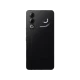 Siyah Nubia Neo 5 Pro akıllı telefonun arka yüzeyi, dikey üçlü kamera dizilimi ve modern tasarımı