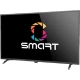 Axen Ilgaz 49 inç Smart Full HD LED televizyon, uydu alıcılı siyah tasarımıyla önden görünüm