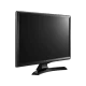 LG 24TK410U-PZ HD Ready LED televizyon, genel siyah renkli düz ekran TV görünümü