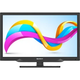 Sunny Venessa 23 inç HD LED HD Ready televizyon, siyah çerçeveli ekran ve renkli dalga görüntüsüyle
