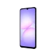 Samsung Galaxy A07 siyah akıllı telefon, ince çerçeveli geniş ekran ve ön kamera çentiğiyle önden görünüm