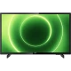 Philips 43PFS6805 Full HD LED televizyon; yeşil dairesel arayüzlü ekran, siyah tasarımlı vitrin modeli
