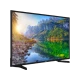 Vestel 58U9510 Ultra HD 4K LED televizyon, siyah çerçeveli ve manzara görüntüsü açık ekranda