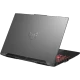 Asus TUF Gaming A16 FA607NUG oyuncu laptop koyu gri kasa, 24GB RAM ve 1TB depolama görünümü
