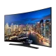Samsung 65HU7200 Ultra HD 4K LED televizyon, şehir manzarası ekranda görünen vitrin modeli