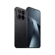Siyah Xiaomi 17T Pro akıllı telefon, önden ekranı ve arkadan çoklu kamera modülüyle açılı görünümde