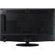 Samsung T28D310ES HD Ready TV arka panel bağlantı portları ve ayak görünümü, genel siyah renkli televizyon.