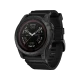 Garmin tactix 7 Pro titanyum aktivite saati, siyah kayışlı yuvarlak ekranlı akıllı saat